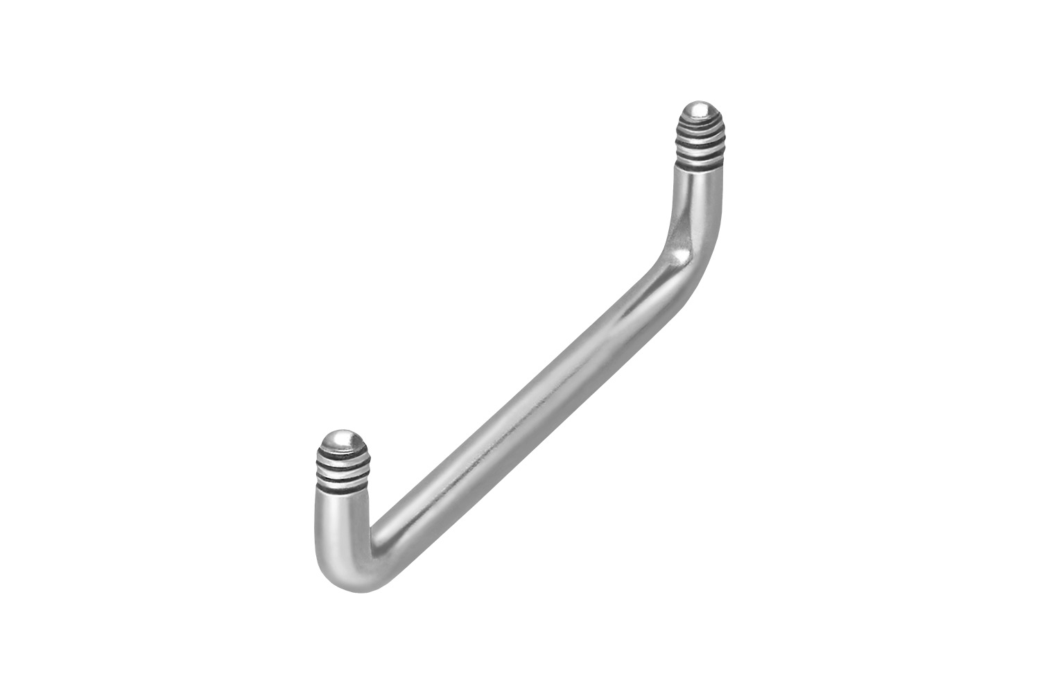 Titan Surface Barbell Piercing (90 Grad) ohne Kugeln